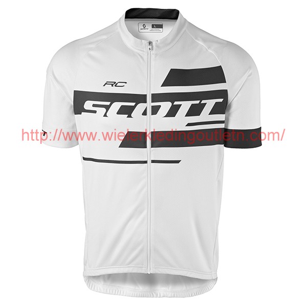 2017 Scott Rc wit zwart Fietsshirt Korte Mouw Goedkoop 201717567