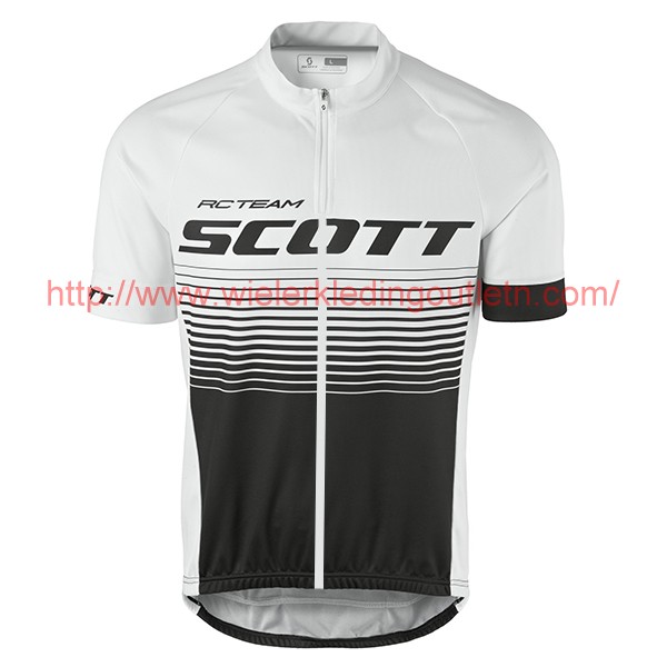 2017 Scott Rc wit zwart Fietsshirt Korte Mouw Goedkoop Outlet 201717569