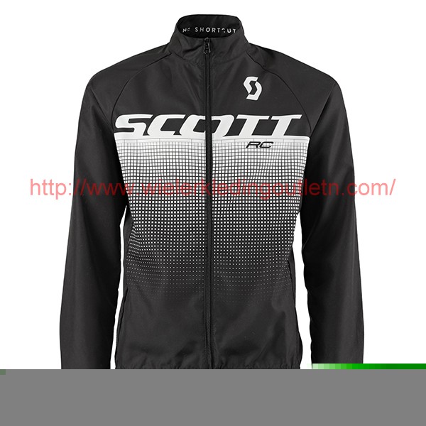 2017 Scott Rc wit-zwart Fietsshirt lange mouw 201717587