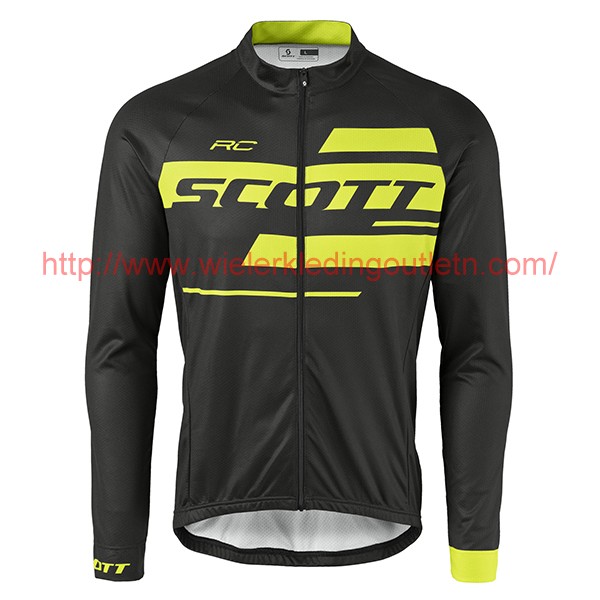 2017 Scott Rc zwart-geel Fietsshirt lange mouw 201717626