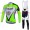 2017 Tinkoff vert Fietskleding Fietsshirt lange mouw+Lange fietsbroeken Bib 201717667