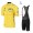 Tour De France 2017 Geel Fietskleding Fietsshirt Korte+Korte Fietsbroeken Bib 20177022