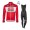 2017 Lotto Soudal Rood Wielerkleding Wielershirt lange mouw+Lange fietsbroeken Bib 170418190