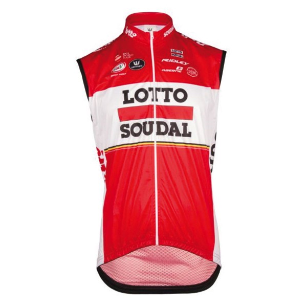 2017 Lotto Soudal Rood Fietsshirt Zonder Mouwen 170418191