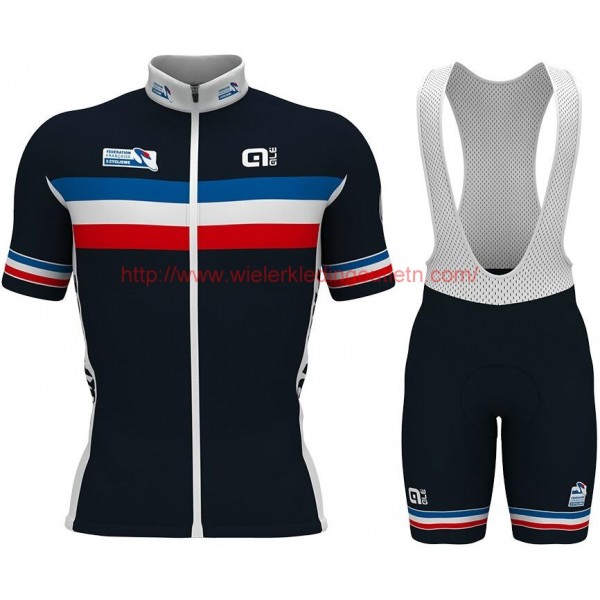 FRENCH NATIONAL TEAM Fietskleding Fietsshirt Korte+Korte Fietsbroeken Bib 201717267