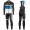 2016 Scott Team zwart-Blauw-wit Winter Set Wielerkleding Wielershirt lange mouw+Lange fietsbroeken Bib 213654