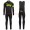 2016 Sky Team Fluo Set Wielerkleding Wielershirt lange mouw+Lange fietsbroeken Bib 213704