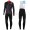 2016 Sportful JSW zwart Winter Set Wielerkleding Wielershirt lange mouw+Lange fietsbroeken Bib 213737