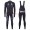 2016 GCN Sleek H20 zwart Set Wielerkleding Wielershirt lange mouw+Lange fietsbroeken Bib 213615