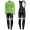 2016 Cannondale Team groen Pro Winter Set Wielerkleding Wielershirt lange mouw+Lange fietsbroeken Bib 213550