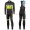 2016 Scott Team zwart-geel Winter Set Wielerkleding Wielershirt lange mouw+Lange fietsbroeken Bib 213658