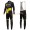 2016 Direct Energie Team zwart Set Wielerkleding Wielershirt lange mouw+Lange fietsbroeken Bib 213574