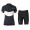 2017 Vaude Advanced II Dames Zwart-Wit Wielerkleding Wielershirt Korte Mouw+Korte Fietsbroeken 20176963