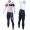 2016 Team IAM wit Winter Set Wielerkleding Wielershirt lange mouw+Lange fietsbroeken Bib 213595