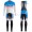 2016 Bontrager Trek Specter Cru wit-Blauw Winter Set Wielerkleding Wielershirt lange mouw+Lange fietsbroeken Bib 213546