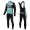 2016 Bianchi Countervail groen Set Wielerkleding Wielershirt lange mouw+Lange fietsbroeken Bib 213539