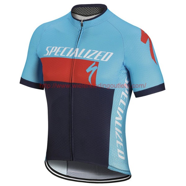 2017 Specialized RBX Comp Logo Fietsshirt Korte Mouw Goedkoop-Light Blauww 20176945