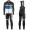 2016 Scott Team zwart-Blauw-wit Set Wielerkleding Wielershirt lange mouw+Lange fietsbroeken Bib 213653