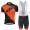 2017 Ktm Oranje-Zwart Fietskleding Fietsshirt Korte+Korte Fietsbroeken Bib 20176931