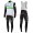 2016 Team Dimension Date wit Set Wielerkleding Wielershirt lange mouw+Lange fietsbroeken Bib 213586