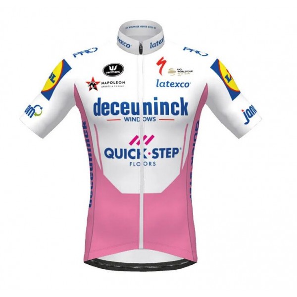 2020 DECEUNINCK QUICK-STEP Giro d- Italia Fietsshirt Korte Mouw fuchsia AOQOJ