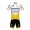 2020 DECEUNINCK QUICK-STEP TdF Fietskleding Wielershirt Korte Mouw+Korte Fietsbroeken Bib Geel Q6CEC