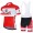 2020 Duvel Beer Fietskleding Wielershirt Korte Mouw+Korte Fietsbroeken Bib rouge I32KM