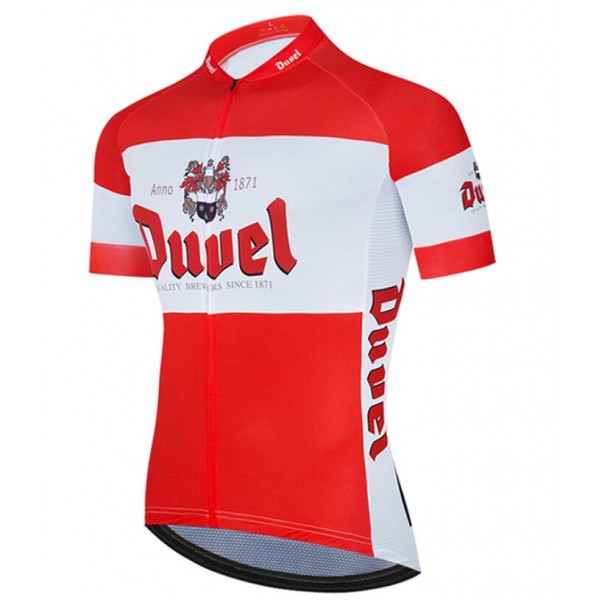 2020 Duvel Beer Fietsshirt Korte Mouw rouge T2OMU