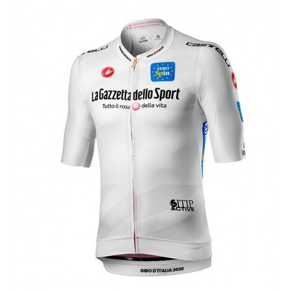 2020 GIRO D-ITALIA Fietsshirt Korte Mouw Wit NRWE5