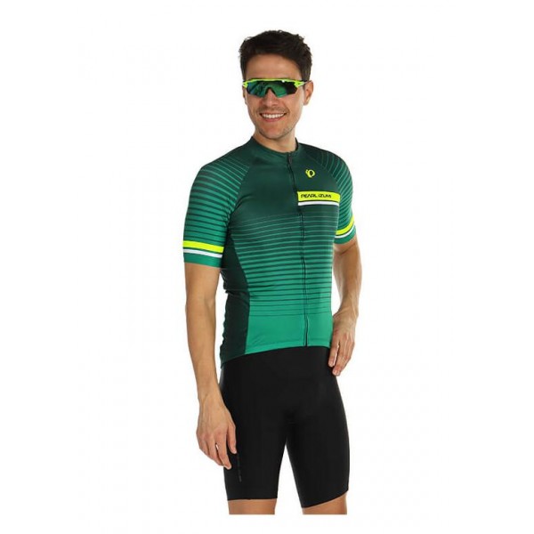 PEARL IZUMI Elite Pursuit LTD Fietskleding Wielershirt Korte Mouw+Korte Fietsbroeken Bib groen 024KS