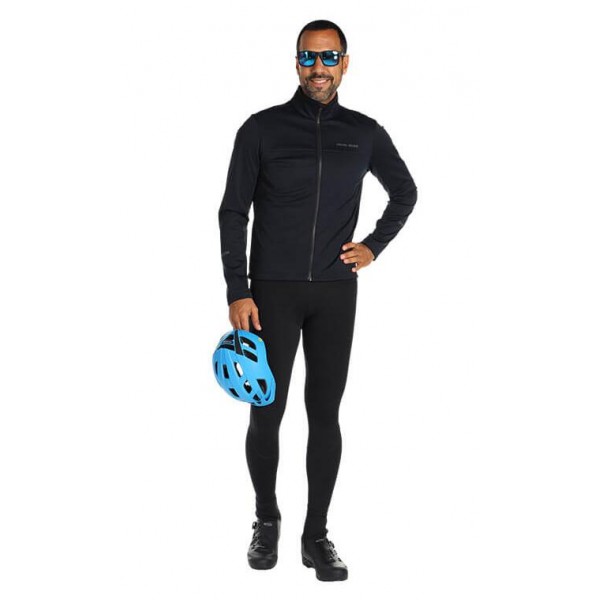 PEARL IZUMI Quest AmFib Fietskleding Set Wielershirts lange mouw+fietsbroek lang met zwart GGQDT