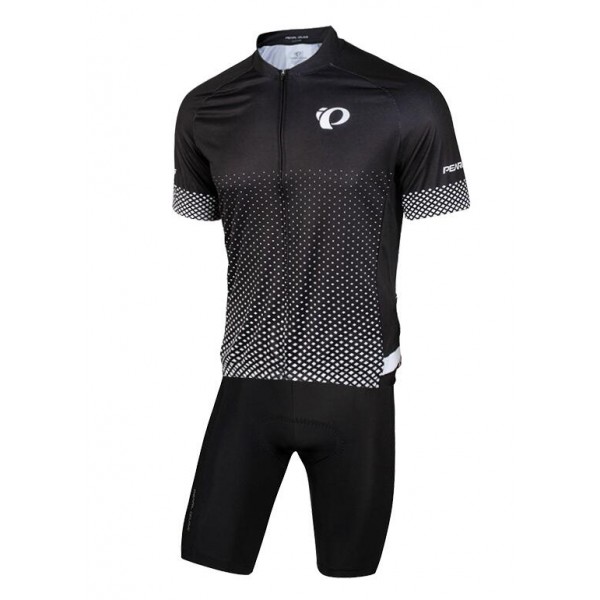 PEARL IZUMI Select Escape LTD Fietskleding Wielershirt Korte Mouw+Korte Fietsbroeken Bib Grijs zwart HZOQA