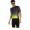 PEARL IZUMI Attack Fietskleding Wielershirt Korte Mouw+Korte Fietsbroeken Bib Geel Grijs JCSIU