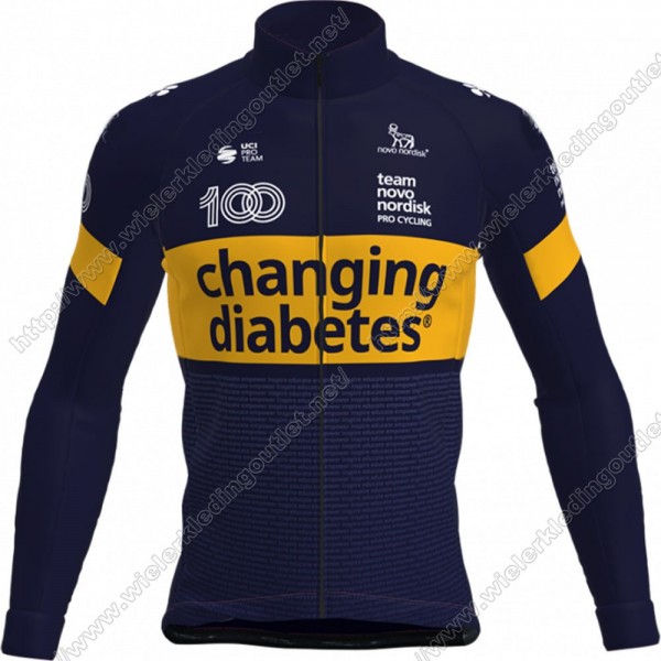 Novo Nordisk 2021 Fietskleding Fietsshirt Lange Mouw 54