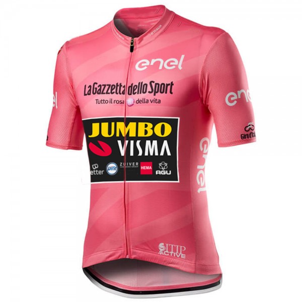 Giro D-italia Jumbo Visma 2021 Fietsshirt Korte Mouw 2021039