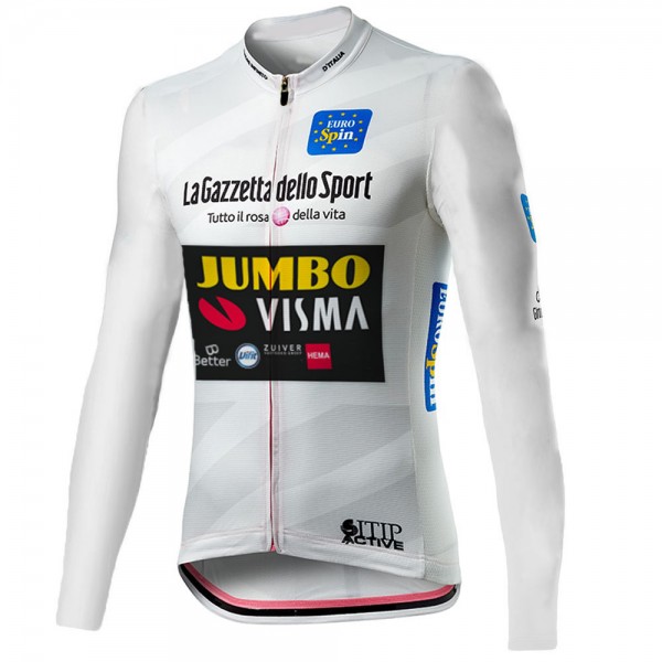 Giro D-italia Jumbo Visma 2021 Fietskleding Fietsshirt Lange Mouw 2021048