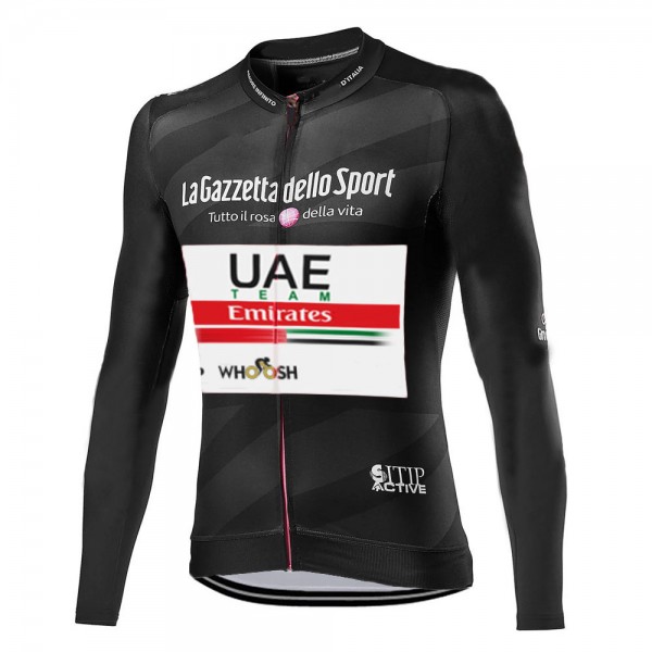 Giro D-italia Uae Emirates 2021 Fietskleding Fietsshirt Lange Mouw 2021080