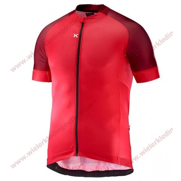 2018 Katusha Icon rood Wielershirt korte mouw 18C10216