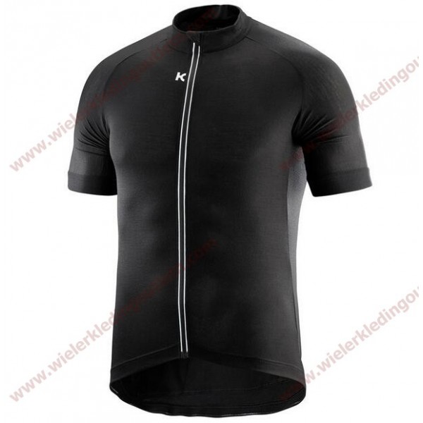 2018 Katusha Merino zwart Wielershirt korte mouw 18C10222