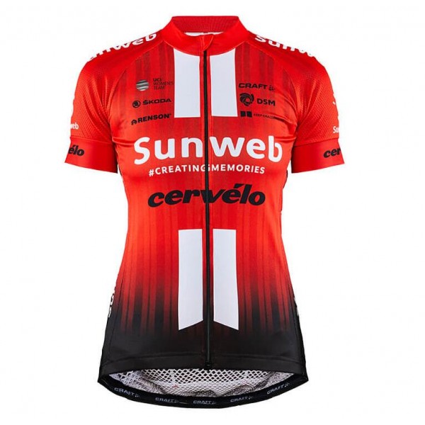Team Sunweb 2019 Dames Fietsshirt korte mouw 19040738