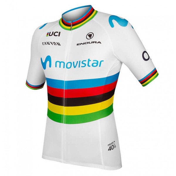 MOVISTAR TEAM World Champion 2019 Fietsshirt korte mouw 19040744