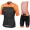 Peter Sagan LOGO Team 2019 Line orange Fietskleding Set Fietsshirt Korte Mouw+Korte fietsbroeken Bib 19040778