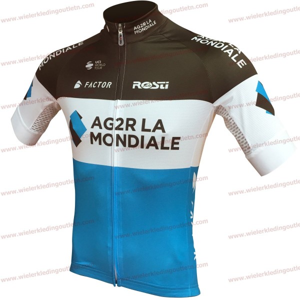 Profteams Ag2r La Mondiale 2018 Team Wielershirt korte mouw 1153w