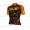 ALE SOLID Cracle orange Wielershirt Korte Mouw A2018978