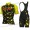 ALE SOLID Cracle Fluo yellow Wielerkleding Set Wielershirt korte mouwen+Fiets Koersbroek A2018986