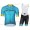 Astana 2018 Wielerkleding Set Wielershirt korte mouwen+Fiets Koersbroek D113