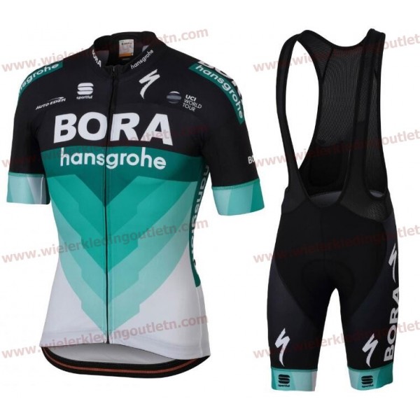 BORA hansgrohe TEAM 2018 Wielerkleding Set Wielershirt korte mouwen+Fiets Koersbroek A2019186