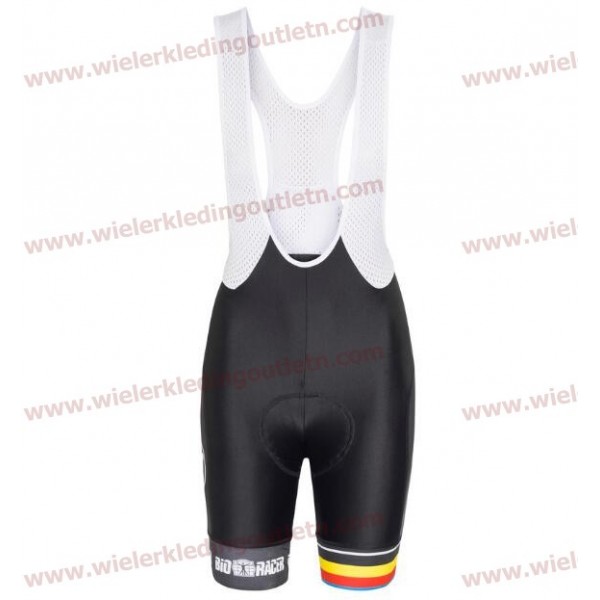 Bioracer Van Vlaanderen Dames Wit Zwart 2018 Fiets Koersbroek 18A0048