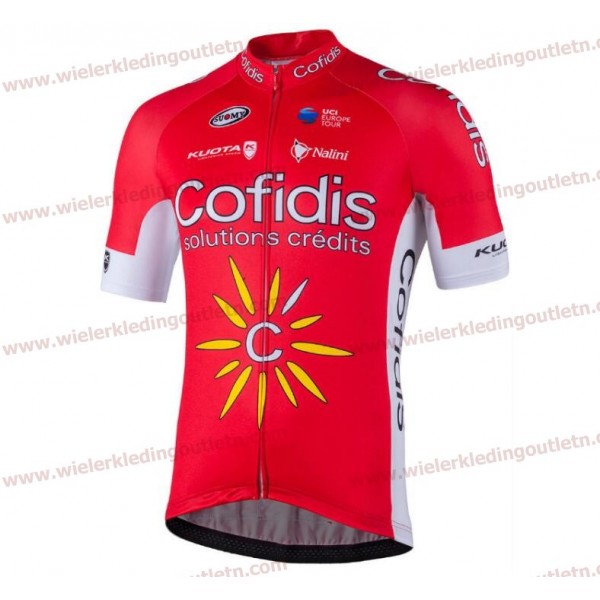 2018 COFIDIS Wielershirt Korte Mouwen D218