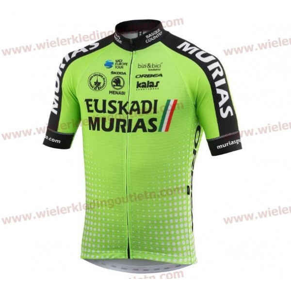 EUSKADI MURIAS 2018 TEAM Wielershirt Korte Mouwen D237